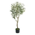thumbnail image 1 of Olivo artificial con maceta, hojas verdes, 1,2 m, ideal para oficina, interior y hogar. Estilo B, 1 of 9
