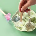 thumbnail image 3 of Shape Cute Ice Cube Tray with No-Spill Removable Lid, Make 6 Ice Cubes Bear Shape for Ice Cream, Water, Drinks, 3 of 4