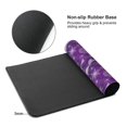 thumbnail image 3 of Hirioo Purple Snowflakes for Mouse Pad ,Anti-Slip Base, Durable Stitched Edges, Perfect for Gaming, Office, and Home Use,16x35.5in, 3 of 9