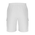 thumbnail image 3 of Perfectbot Men's Bermuda Shorts Elastic Waist Drawstring Lightweight Casual Beach Walking Shorts, 3 of 4