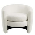 thumbnail image 4 of Modway Affinity Upholstered Boucle Fabric Curved Back Armchair in Cloud, 4 of 9