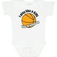 thumbnail image 3 of Inktastic I play like a GIRL... Try to keep up Girls Baby Bodysuit, 3 of 5