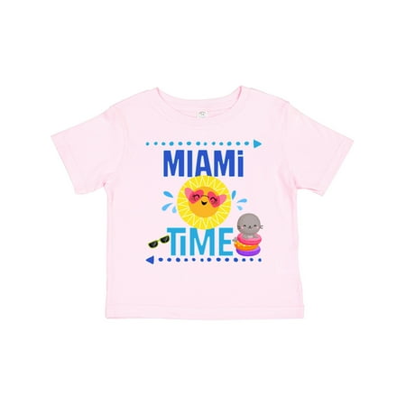 

Inktastic Miami Florida Vacation Gift Gift Toddler Toddler Girl T-Shirt