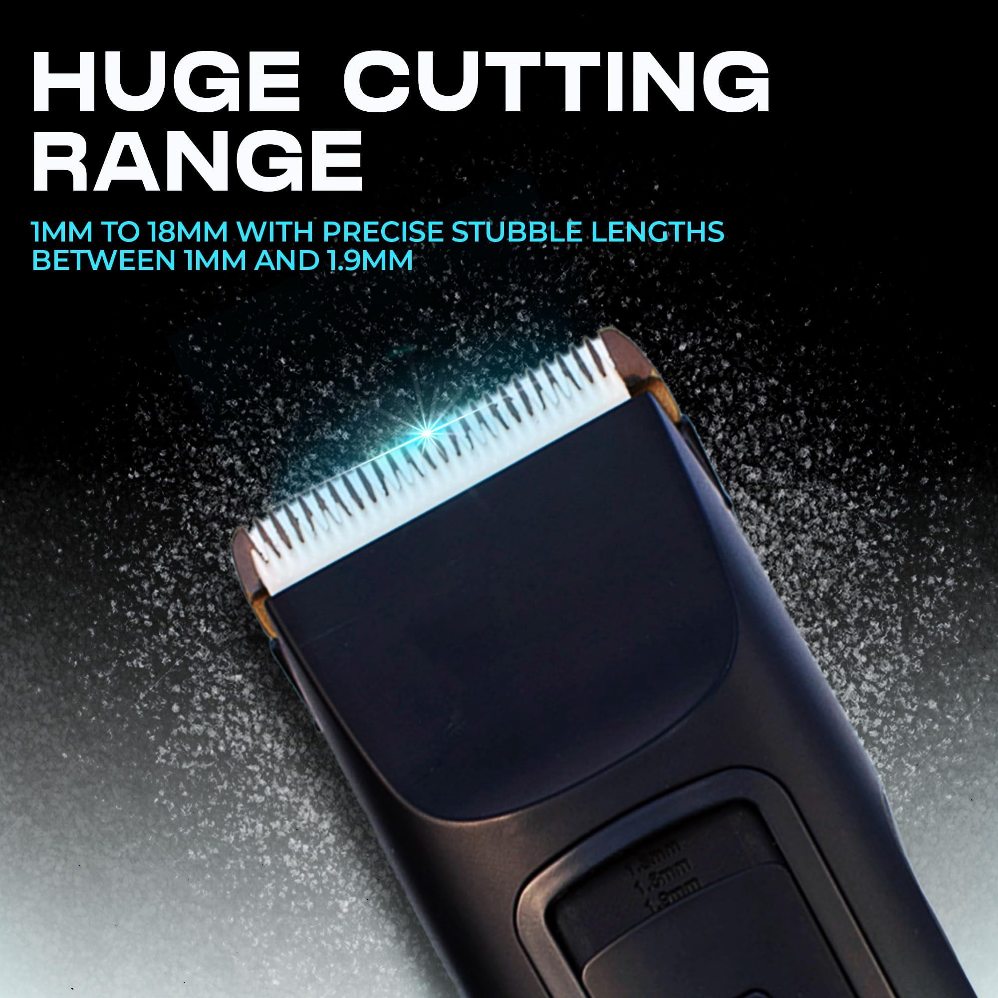 Tondeuse Barbe Homme Multifonction - 7 Peignes, USB, étanche