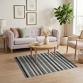 thumbnail image 3 of ODIKA Striped Nautical Ticking Lines Doormat Farmhouse Bold Pinstripe Non-Slip Chair-Friendly for Home Office, Gaming Room, Under Desk, 3 of 7