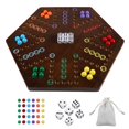 thumbnail image 1 of Juego de mesa HOROW Wahoo Wooden Original Aggravation para 4/6 jugadores, 1 of 1