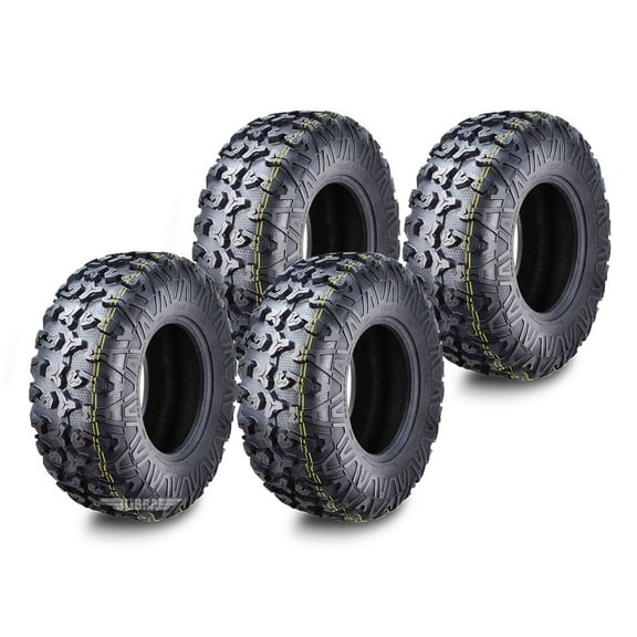 Set 4 Premium Free Country ATV/UTV Tires 27x9-12 27x9x12 8PR w/Scuff Guard