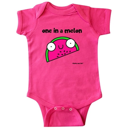 

Inktastic One in a melon Gift Baby Boy or Baby Girl Bodysuit