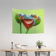thumbnail image 2 of Kdxio Flying Frog On Branch Wall Hanging Tapestries Banner For Bedroom College Dorm Home Living Room Party Decor 29X37 In, 2 of 8