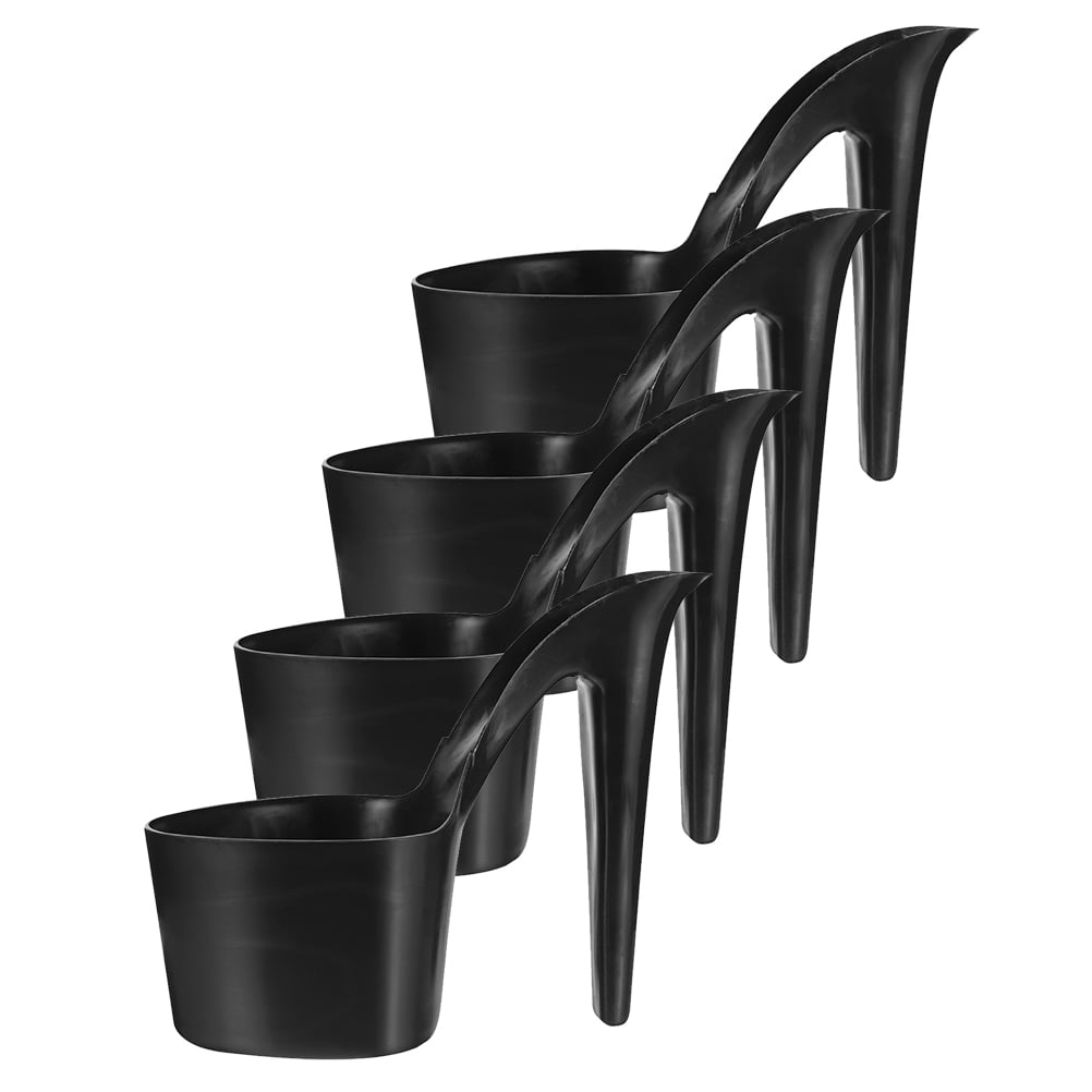 4Pcs High Heel Planter Set Plastic Decorative Flower Pots for Gardening and Bonsai
