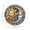 1, variant on HELLOYOUNG Sun and Moon Metal Wall Art, Dual-Tone Celestial Iron Decor for Home Garden, Fade-Resistant Outdoor Indoor Wall Decor