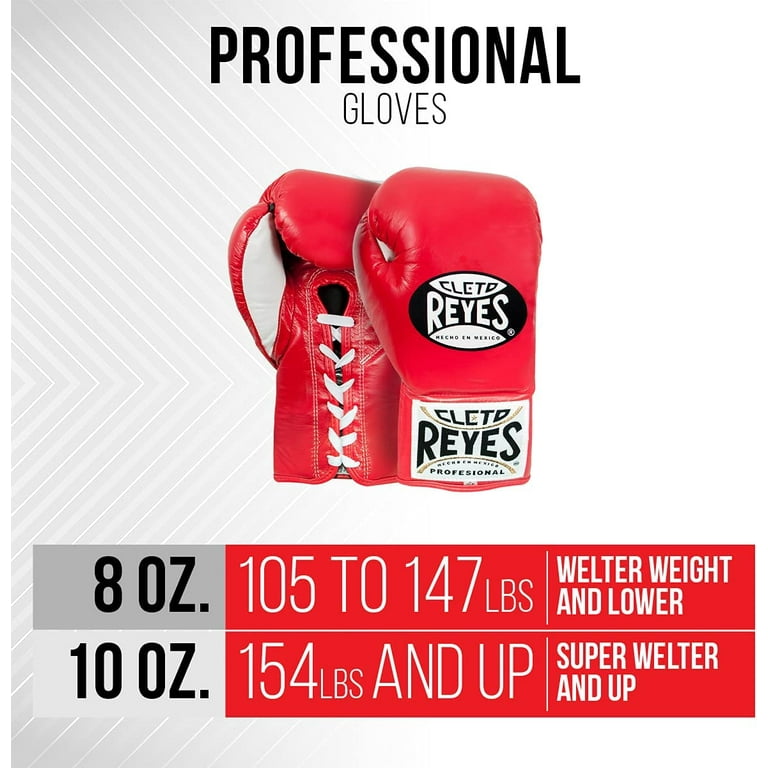Cleto Reyes Official Lace Up Competition Boxing Gloves - 10oz - Red : Target