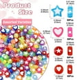 thumbnail image 2 of 1set 200pcs 4 styles Transparent Acrylic Beads Mixed Shapes Mixed color 7~8.5x3.5~9mm Hole: 1.8~2mm 50pcs/style, 2 of 6