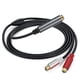 thumbnail image 4 of Metal shell gold-plated head dual-channel 6.35mm female to double lotus head RCA line female speaker audio connection cable, 4 of 4