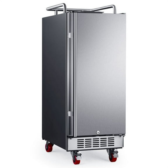 Edgestar Br1500 15" Wide Kegerator Conversion Refrigerator - Stainless Steel
