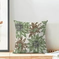 thumbnail image 5 of Sage Green Navy Blue Pillow Covers 16x16, Vintage Sunflower Outdoor Decorative Throw Pillows for Couch, Retro Floral Decor Cushion Cover 2 Pcs Soft Farmhouse Square Pillowcase for Bed Safa, 5 of 6