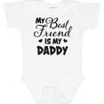 thumbnail image 3 of Inktastic My Best Friend is My Daddy with Hearts Boys or Girls Baby Bodysuit, 3 of 5