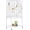White, variant on Favory 54-inch Wrought Iron Standing Large Parrot Parakeet Flight Bird Cage for Small Parrot Sun Parakeet Green Cheek Conure Lovebird Budgie Finch Canary Bird Cage with Stand