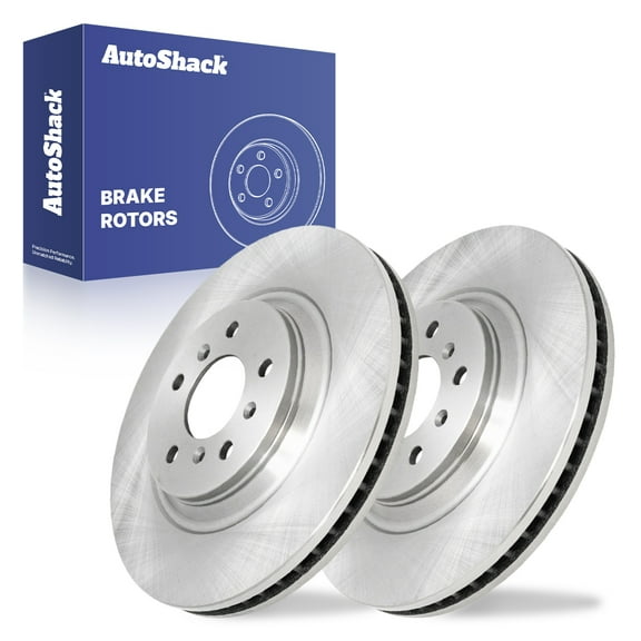 AutoShack Front Vented Brake Rotors 2-PC Set Replacement for 2012-2013 Chevrolet Impala 2006-2011 Buick Lucerne 2006-2011 Cadillac DTS 2014-2016 Chevrolet Impala Limited 12.72" (323 mm)