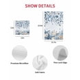 thumbnail image 7 of Blue Coastal Starfish Kitchen Dish Towels for Drying Dishes Set of 2, Beach Nautical Shell Eucalyptus Ocean Waffle Weave Microfiber Hand Tea Bathroom Towels Quick Dry & Absorbent Towel 15.7x23.6, 7 of 7