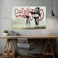 thumbnail image 2 of Banksy's Graffiti | The Bubble Artist 24x36" (Horizontal) Art Print, 2 of 5