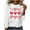 White, variant on Blczomt Juniors Tops Trendy Loose Blue Long Sleeve Crew Neck Valentine's Day Love Heart Print Pullover Holiday Shirts Women