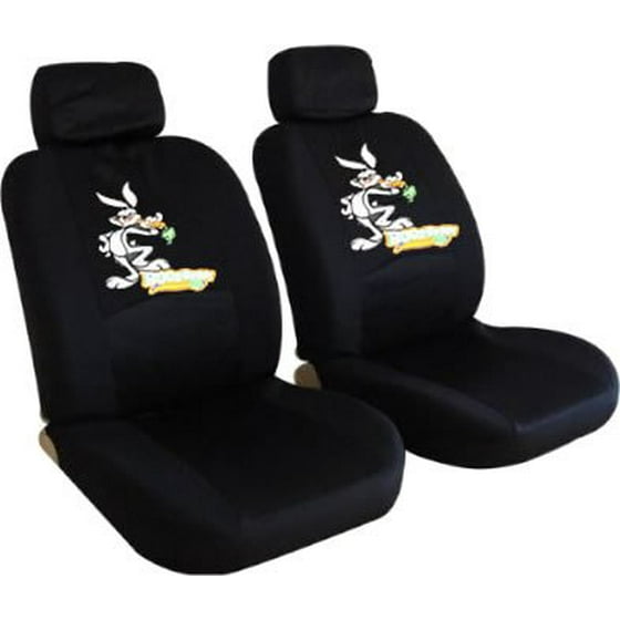 11pc Bugs Bunny Rabbit Looney Tunes Low Back Seat Covers With Head 11pc Bugs Bunny Rabbit Looney Tunes Low Back Seat Covers With Head Rest Bench Cover And Steering Wheel Shoulder Pads Licensed Rare