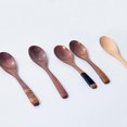 thumbnail image 3 of 4 Piezas de Cucharas de Madera PENGJTMXG con Línea Atada en El Mango, 3 of 4