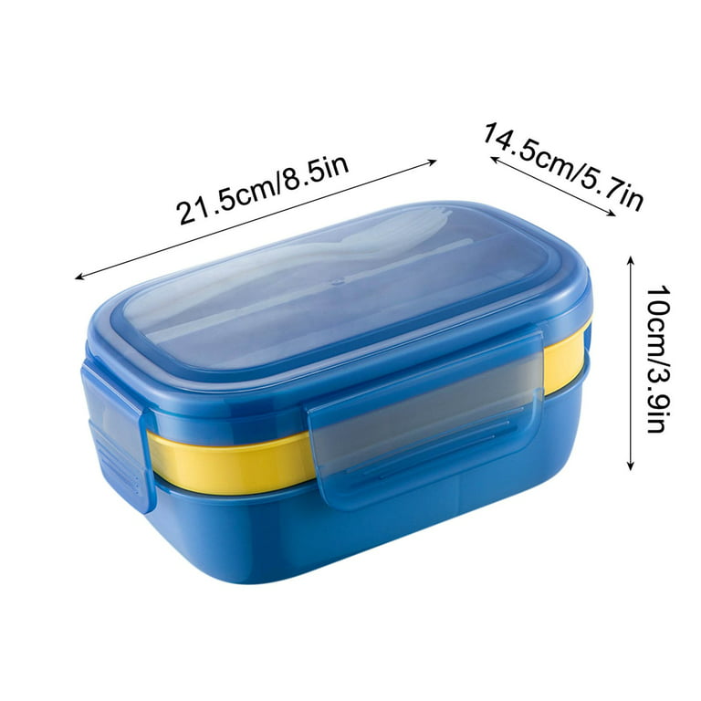 Moocorvic Bento Lunch Box for Men , Lunch Containers for Food Adults  Plastic Double Layer School Bento Box Adult Lunch Box Separated And Sealed  Picnic