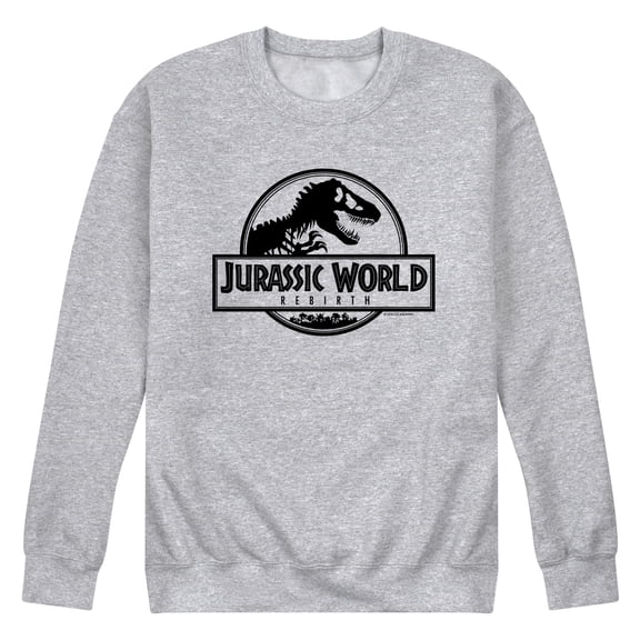 Jurassic World: Rebirth - Logo Black - Men's Crew Fleece Sweatshirt
