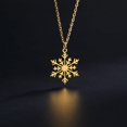thumbnail image 2 of Collar de Navidad de Acero Inoxidable Collar Colgante Festivo para la Fiesta de Navidad Joyería Regalo para Mujeres Hombres, 2 of 5