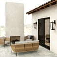 thumbnail image 7 of 3 Light Outdoor Wall Lantern In Minimalist Style-23.75 Inches Tall And 9.25 Inches Wide Capital Lighting 948131Bk, 7 of 7