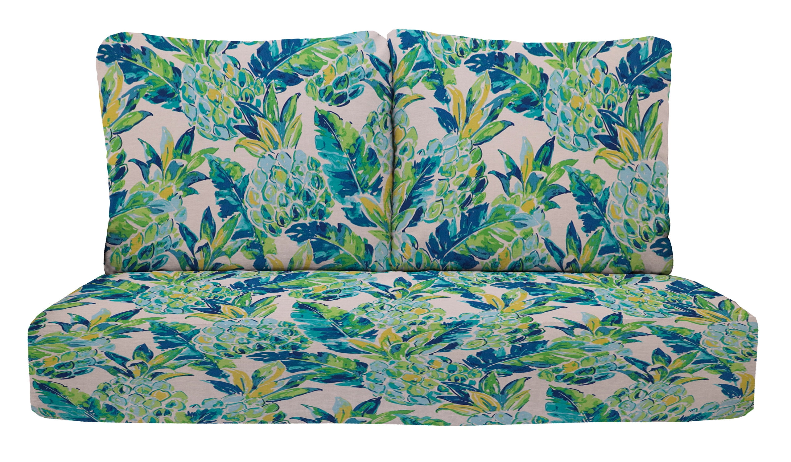 RSH Décor Indoor Outdoor Deep Seating Loveseat Cushion Set, 1 46” x 26