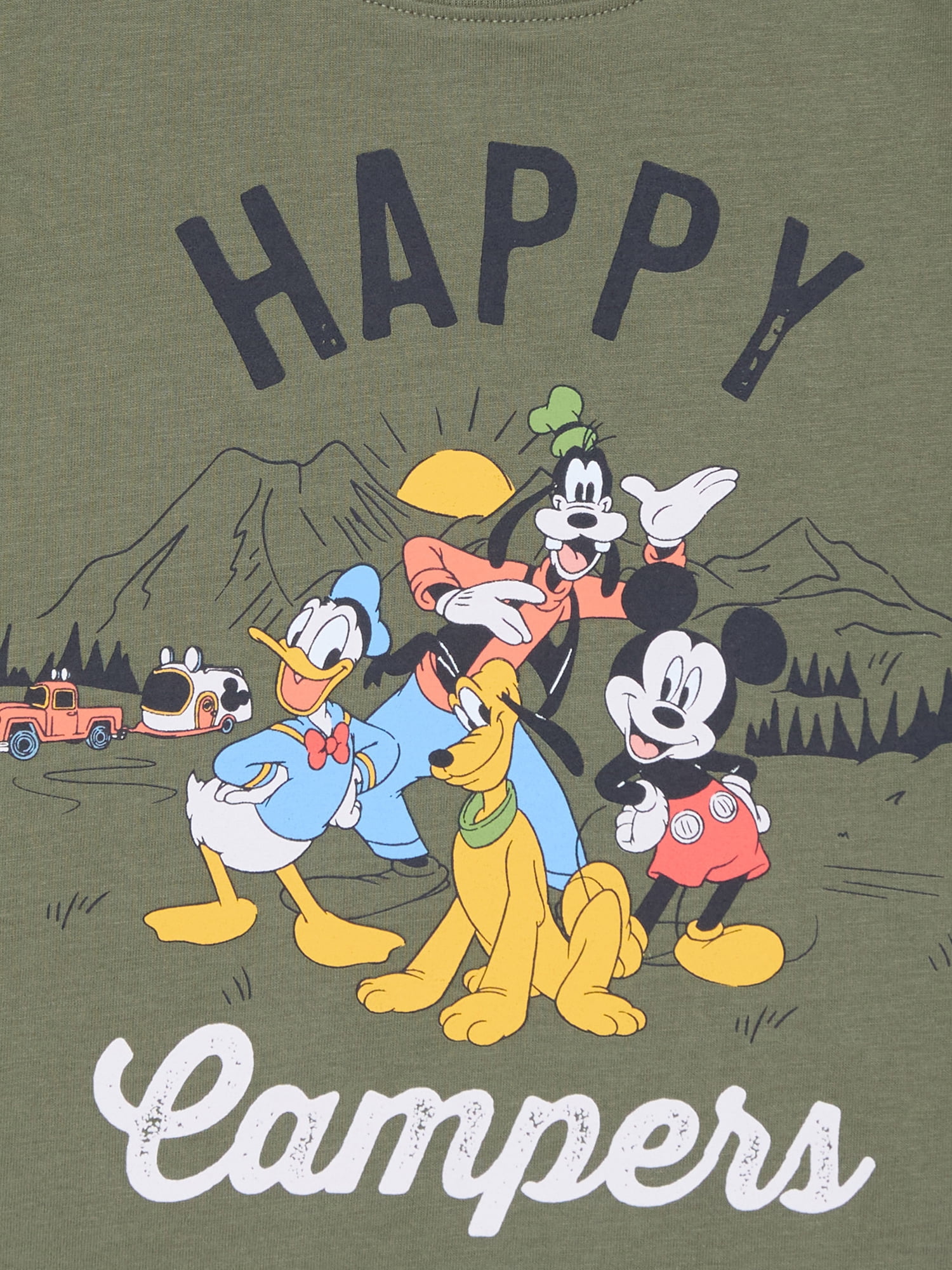 Mickey Mouse Toddler Graphic Crewneck Tee with Short Sleeves, Sizes 12M-5T