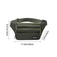 thumbnail image 3 of Men's Korean Style Crossbody Bag Lightweight Nylon Chest Shoulder Bag Sling Pack for Outdoor Travel Daily Use, 3 of 6