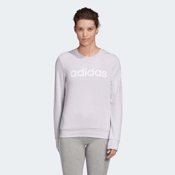 Adidas Women's Essentials Linear Sweatshirt, Color Options - Walmart.com
