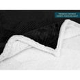 thumbnail image 3 of Manta decorativa Pavilia 127 x 152 cm suave reversible negra, 3 of 3