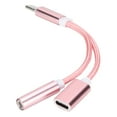 thumbnail image 4 of Loewten 2 In 1 Audio Adaptor, High Hardness Phone Audio Adapter For Enjoying Music Experience, 4 of 8