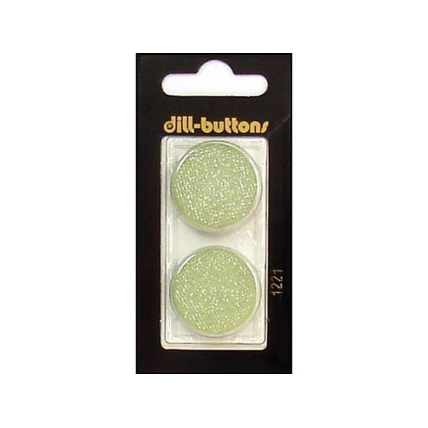 Dill Buttons 25mm 2pc Shank Light Green