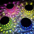 thumbnail image 2 of Lámpara de césped con Luz LED solar Yuxing amarilla impermeable para exteriores, 2 of 5