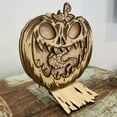 thumbnail image 4 of Cut File Cut Pumpkin With A Swinging Bat Lightburn Xtool.Halloween Pumpkin Decoration Fretwork Wood Handmade Decoration., 4 of 9