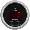 AutoMeter 3358 Sport-Comp Digital Air Temperature Gauge; 2-1/16 in.; 0 - 300 Deg. F; Dual;