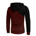 thumbnail image 4 of Vedolay Men Sports Active Sweatshirt Hooded Long Sleeve Open Front Cardigan Long Sweaters with Pockets ,XL, 4 of 4