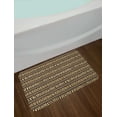 thumbnail image 2 of African Safari Print Bath Mat, Zebra Leopard Geometric Striped Ethnic Design Print, Non-Slip Plush Mat Bathroom Kitchen Laundry Room Decor, 29.5 X 17.5 Inches, , Ambesonne, 2 of 2