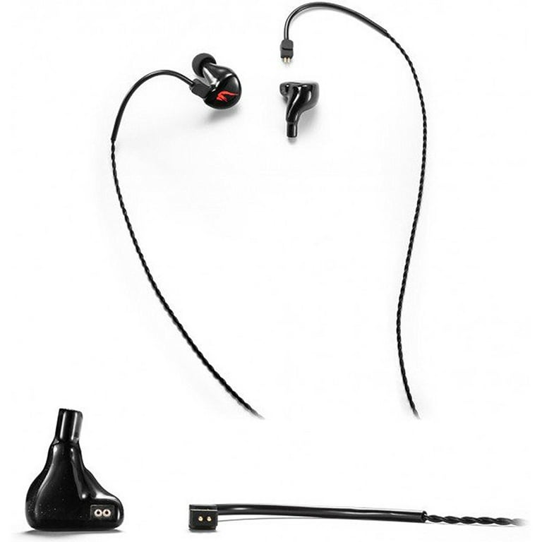 Astell & Kern Michelle Siren Series Universal In-Ear Monitor by JH Audio  with A3 Port Headphone Amplifier Black, L16 Professional 3.5mm-to-3.5mm