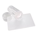 thumbnail image 2 of SAYOO 2 Pcs Manicure Stamp with Cover, Silicone Transparent Art Tool, 2 of 7