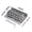 Silver, variant on 7829 Electric Bass Bridge Adjustable String Bass Bridge Bass Hardware for Guitar
