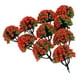 thumbnail image 5 of 10 maquetas de árboles a escala 1:200 con flores para construir un parque o jardín. rojo, 5 of 8