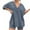 Navy, variant on Outfits Sets Clearance, Womens Pajamas Sets Oversized V Neck T Shirts and Biker Shorts Set Workout Reversible Tracksuit Shorts Sets Women 2 Piece Outfits Blue XXXL