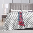 thumbnail image 4 of Delaware State University Logo Fleece Blanket, Very Soft Microfiber Flannel Blanket for Couch Warm and Cozy for All Seasons, 4 of 6